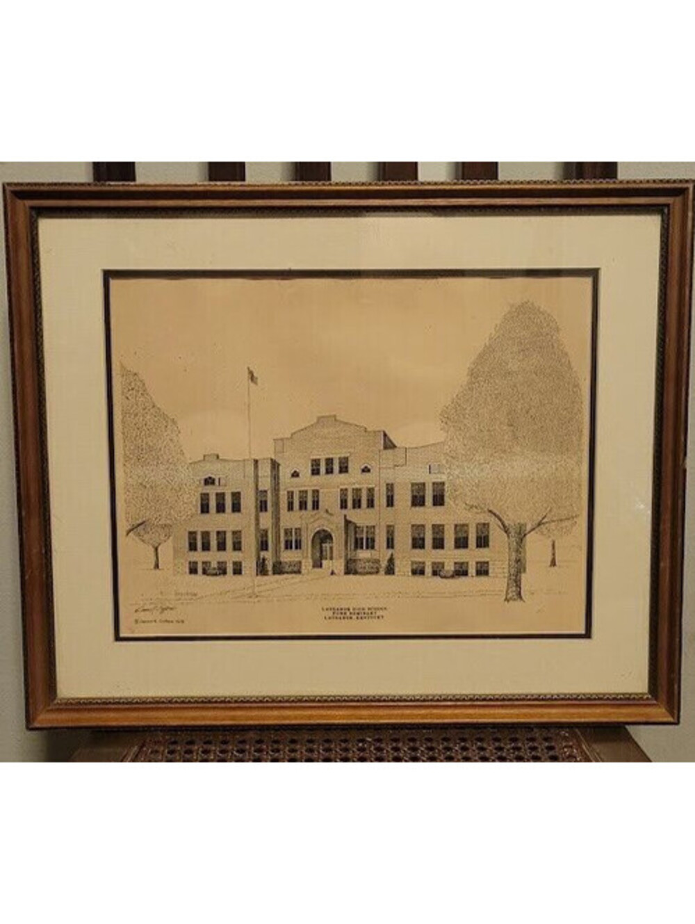 Signed Artwork By Dennis N Clifford 1976 - LaGrange High School - 99 of 1000